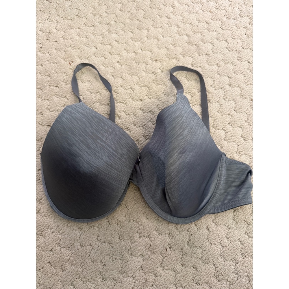 Secret Treasures Intimates Charcoal Gray Space Dye Underwire T-Shirt Bra 42C